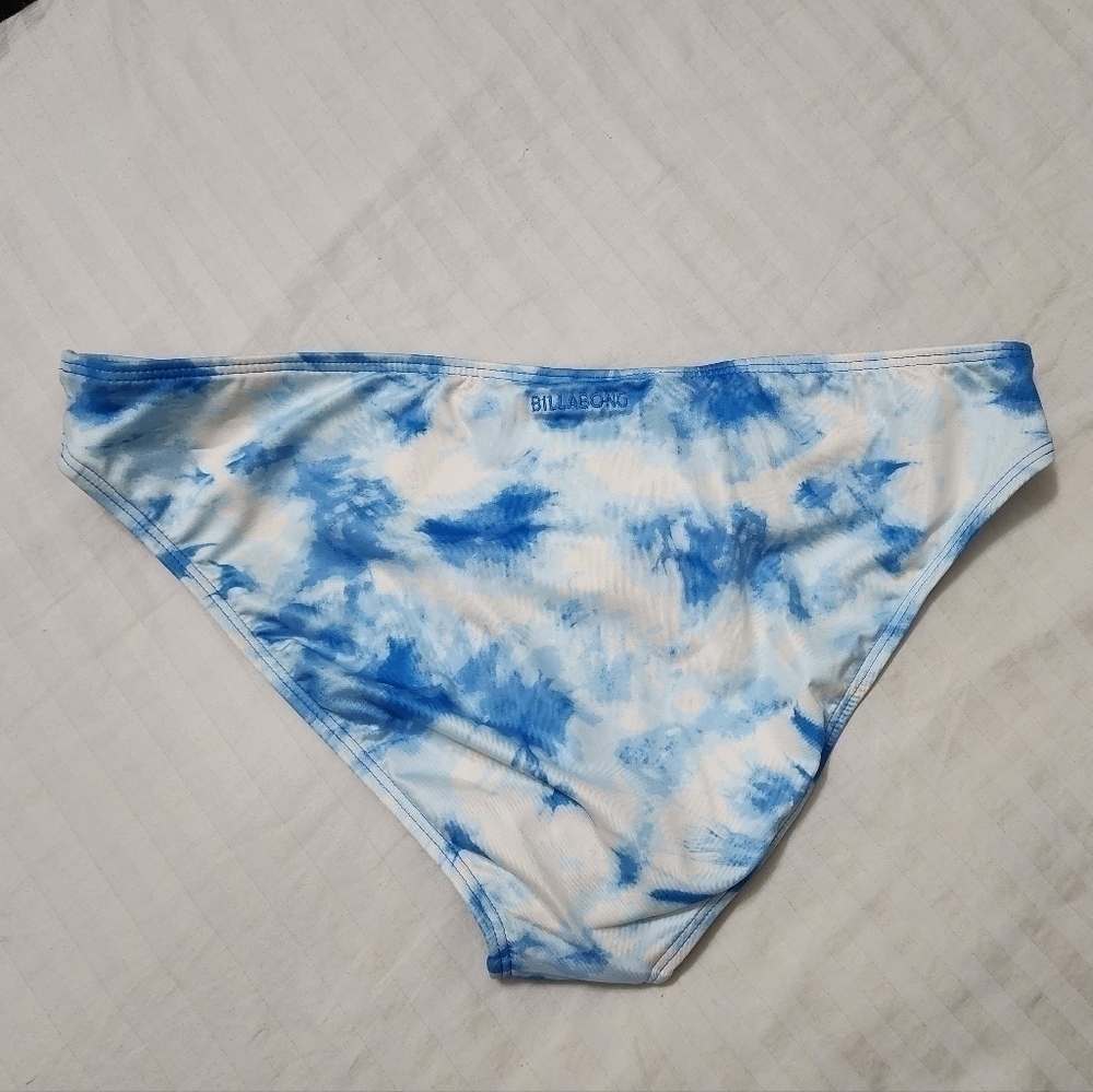 Billabong Bleached Blue Lowrider Full Coverage Bikini Bottom size XL/14 - Picture 3 of 5